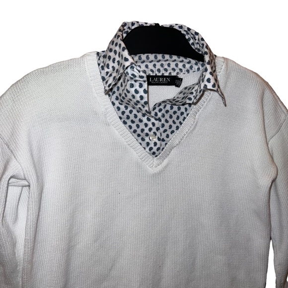 LAUREN Ralph Lauren Layered Sweater Combo Paisley - Picture 2 of 13